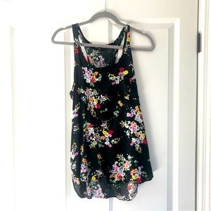 Express floral tank top
